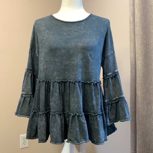 Altar'd State Tops - Altard State ruffled shirt